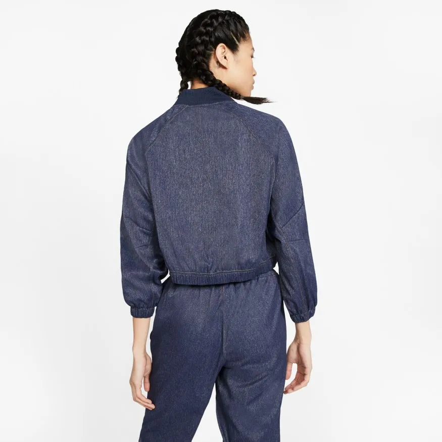 Nike Court Jacket PS NT W - obsidian/silver/wheat