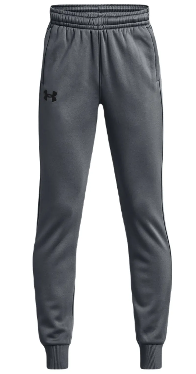 PS1373543-012_HF Under Armour Boys' Armour Fleece Joggers - pitch grey/black