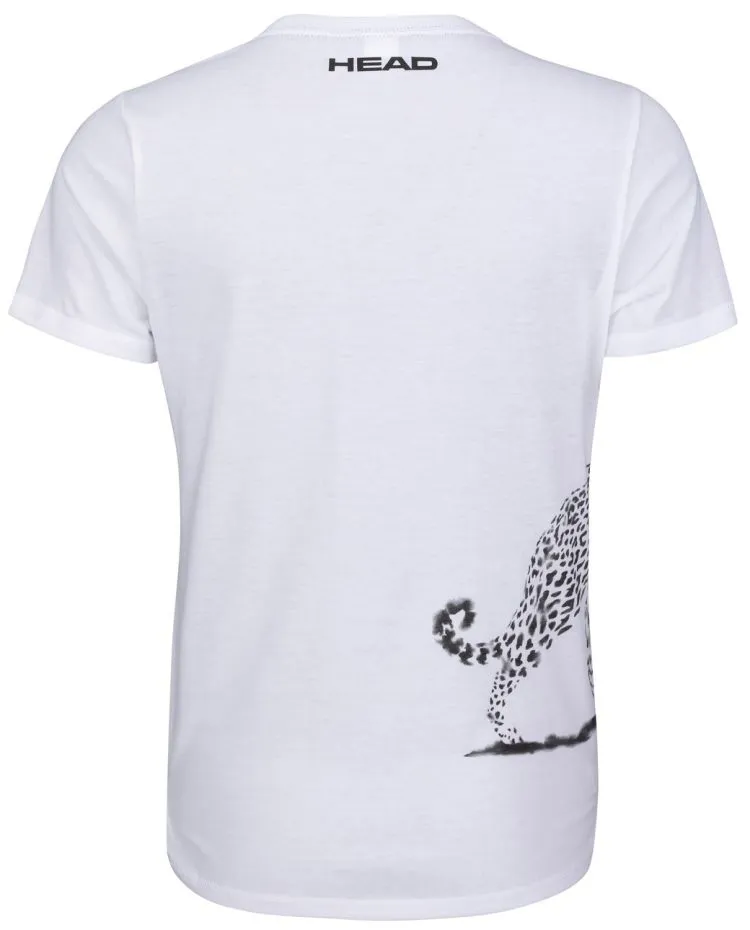 Head Leopard T-Shirt W - white