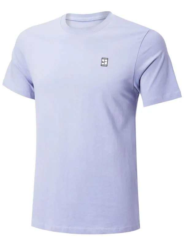 Nike Court Heritage Tee - indigo haze/white
