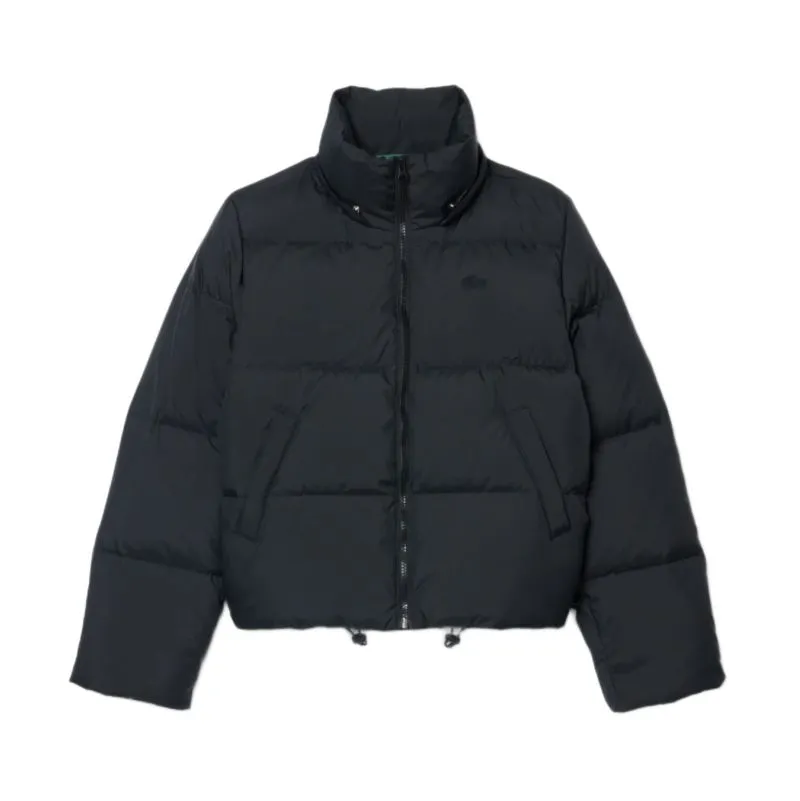 Lacoste Water-Repellent Hooded Down - black