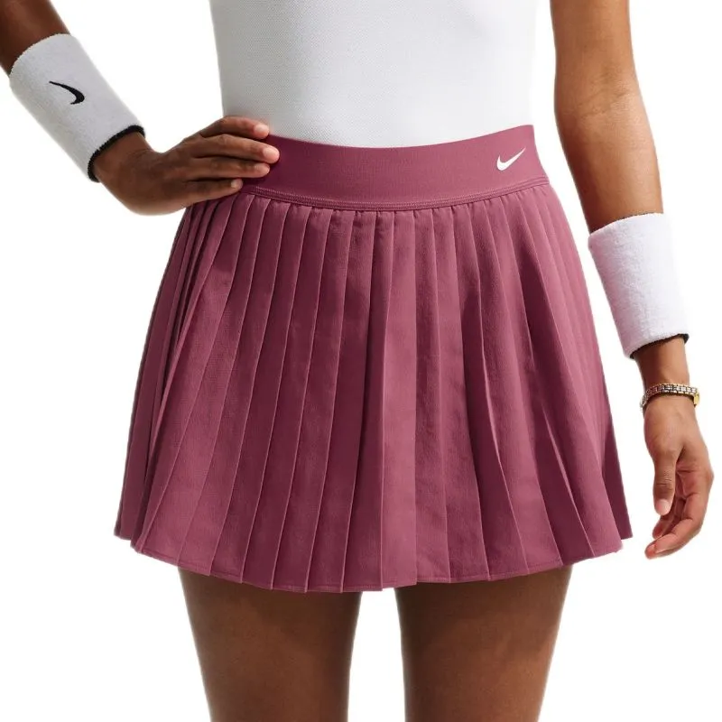 Nike Court Victory Dri-FIT High-Waisted Tennis - pink smoke/white Nike Court Victory Dri-FIT High-Waisted Tennis - pink smoke/white