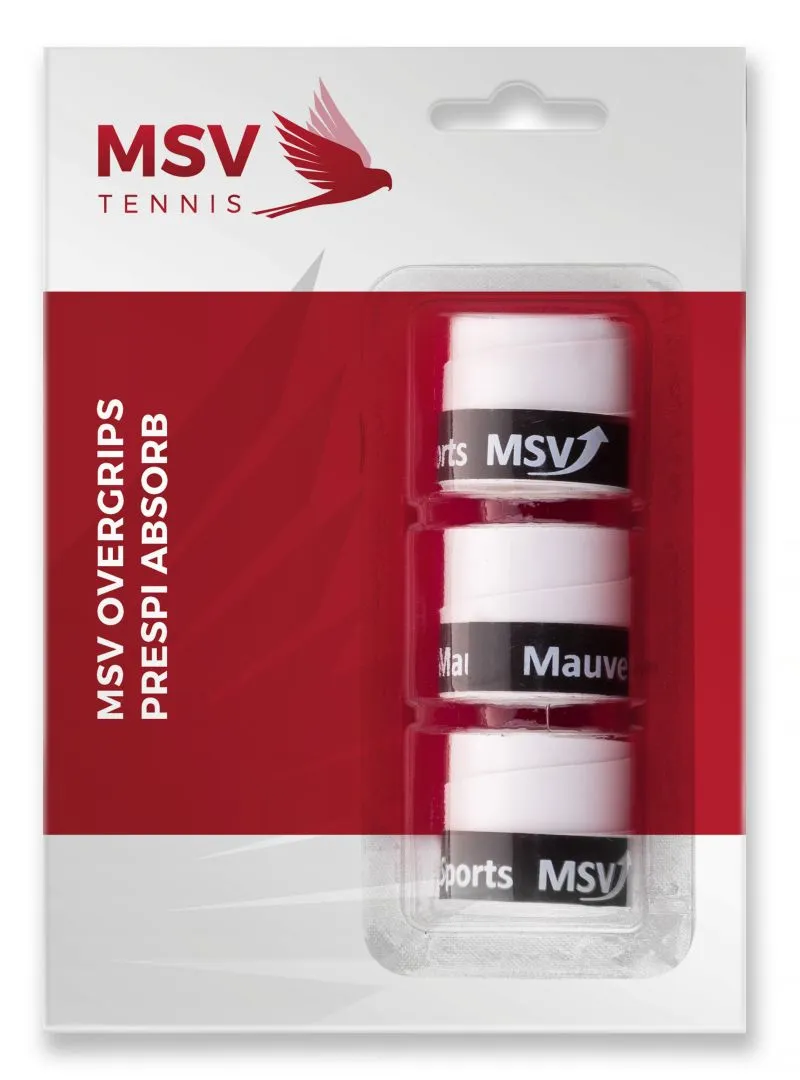 MSV Prespi Absorb Overgrip 3P - white
