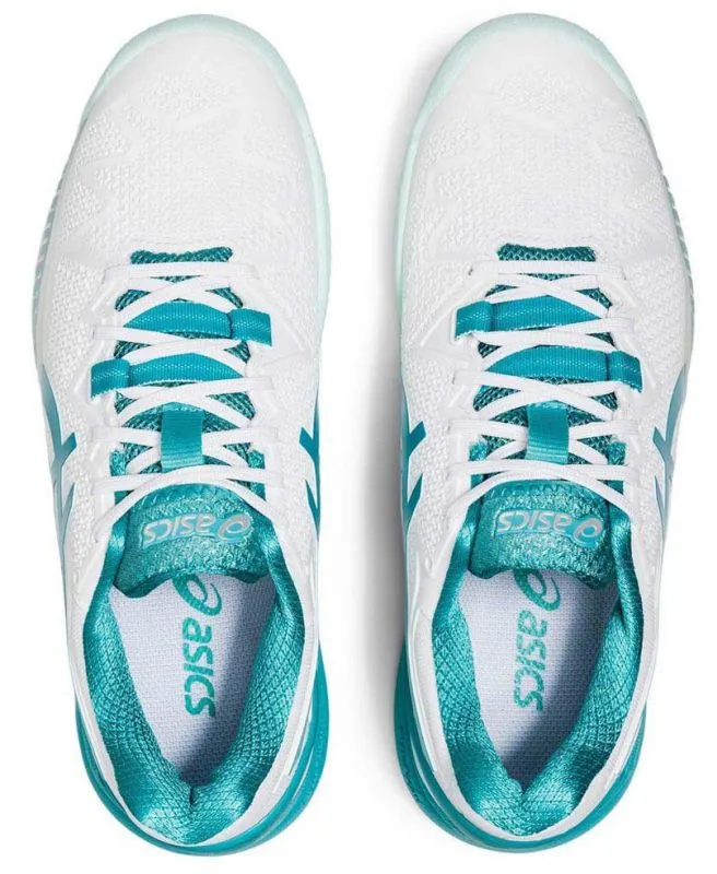 Asics Gel-Resolution 8 Clay W - white/lagoon