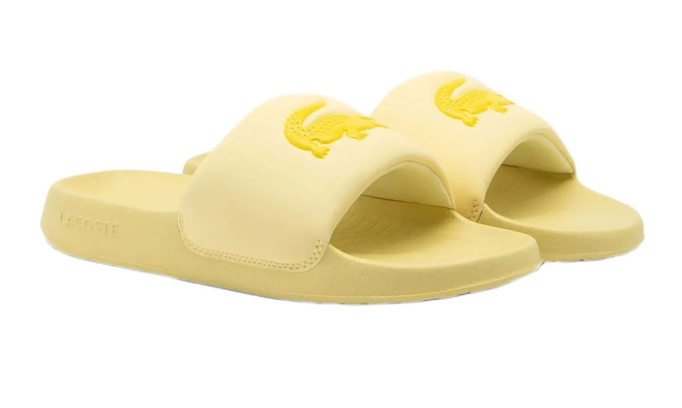 Lacoste Serve Slide 1.0 - light yellow/yellow Lacoste Serve Slide 1.0 - light yellow/yellow