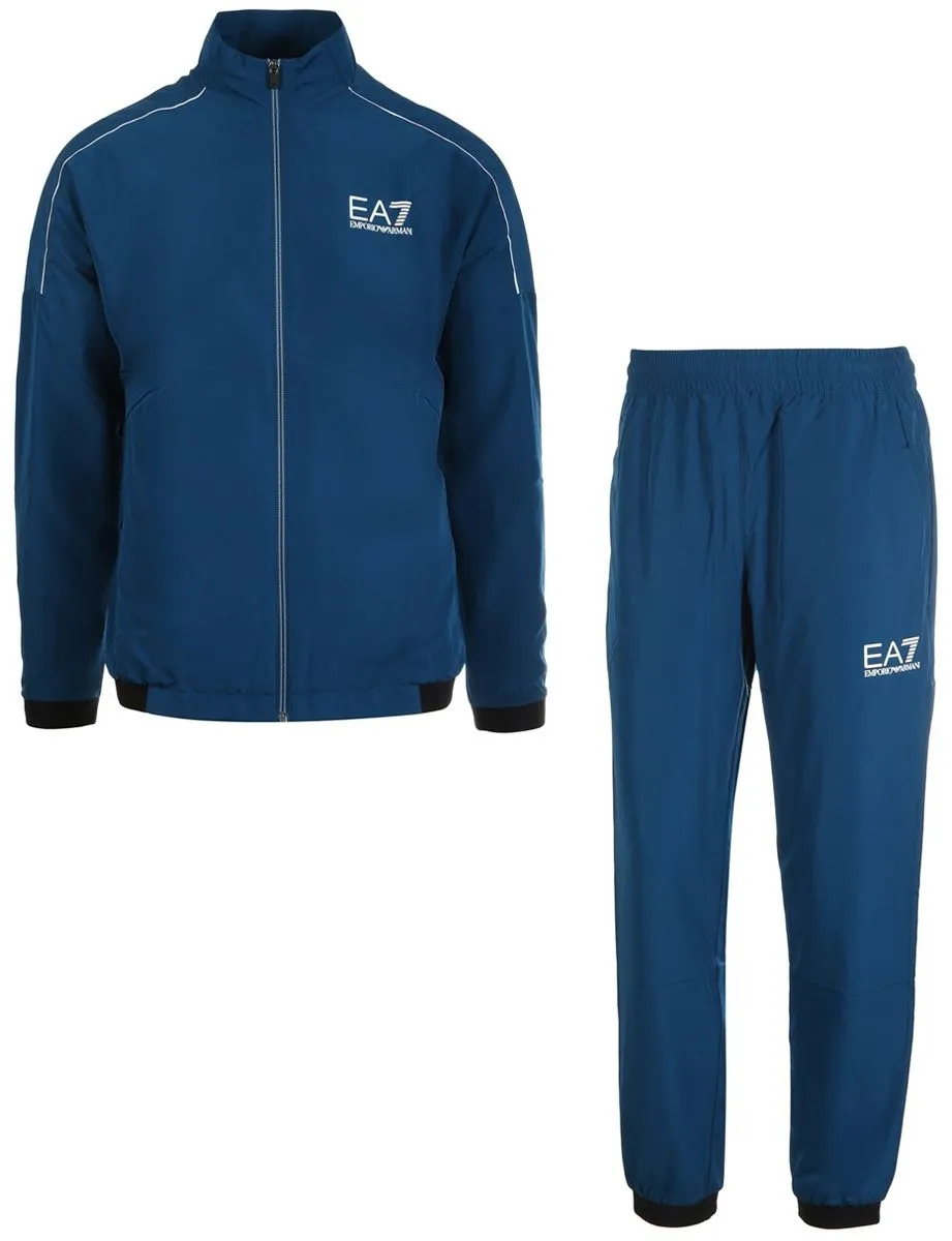EA7 Man Woven Tracksuit - blue opal