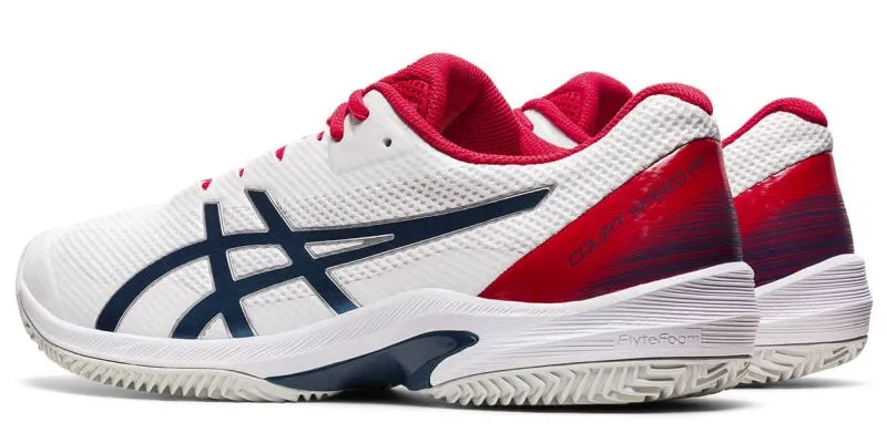 Asics Court Speed FF Clay - white/mako blue