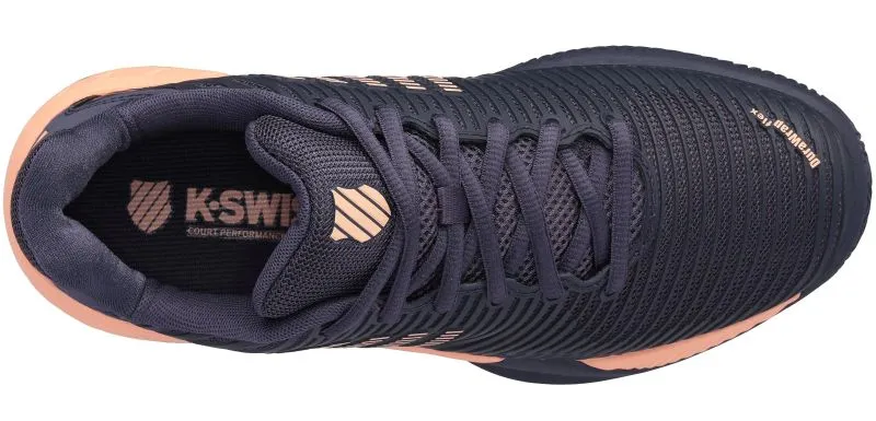 k-swiss-hypercourt-express-2-hb-clay-junior-graystone-peach-nectar-4 K-Swiss Hypercourt Express 2 HB Clay Junior - graystone/peach nectar