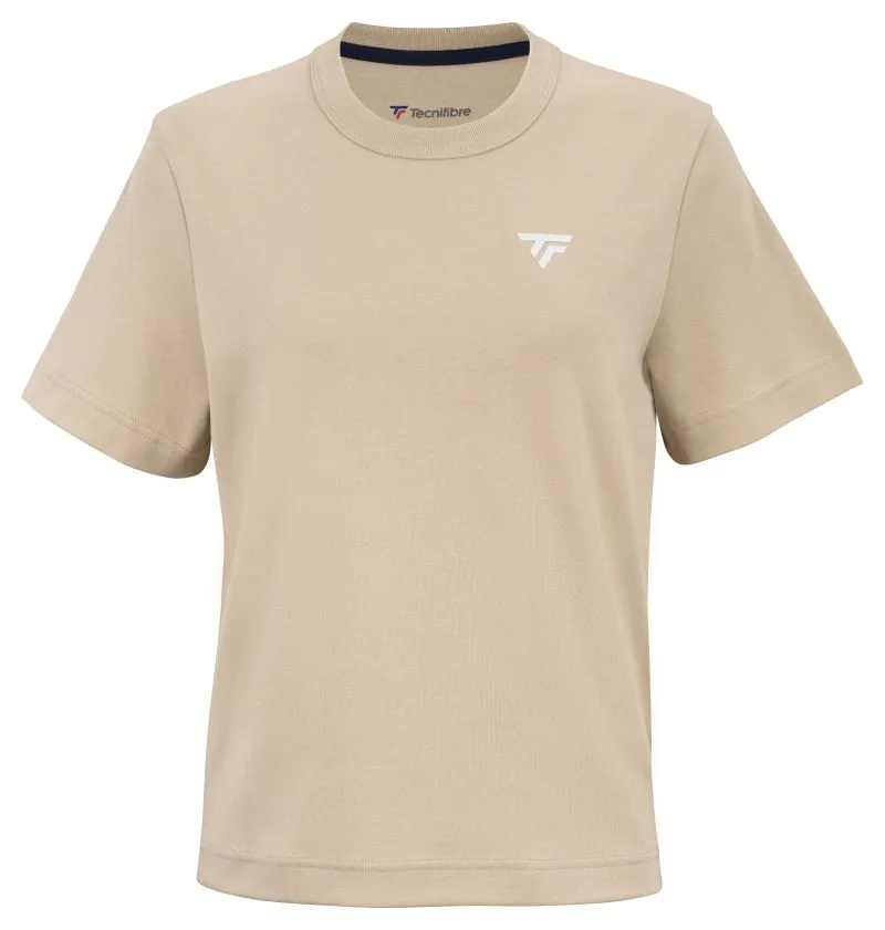 Women's T-shirt Tecnifibre Graphic 2025 - sand - Beige