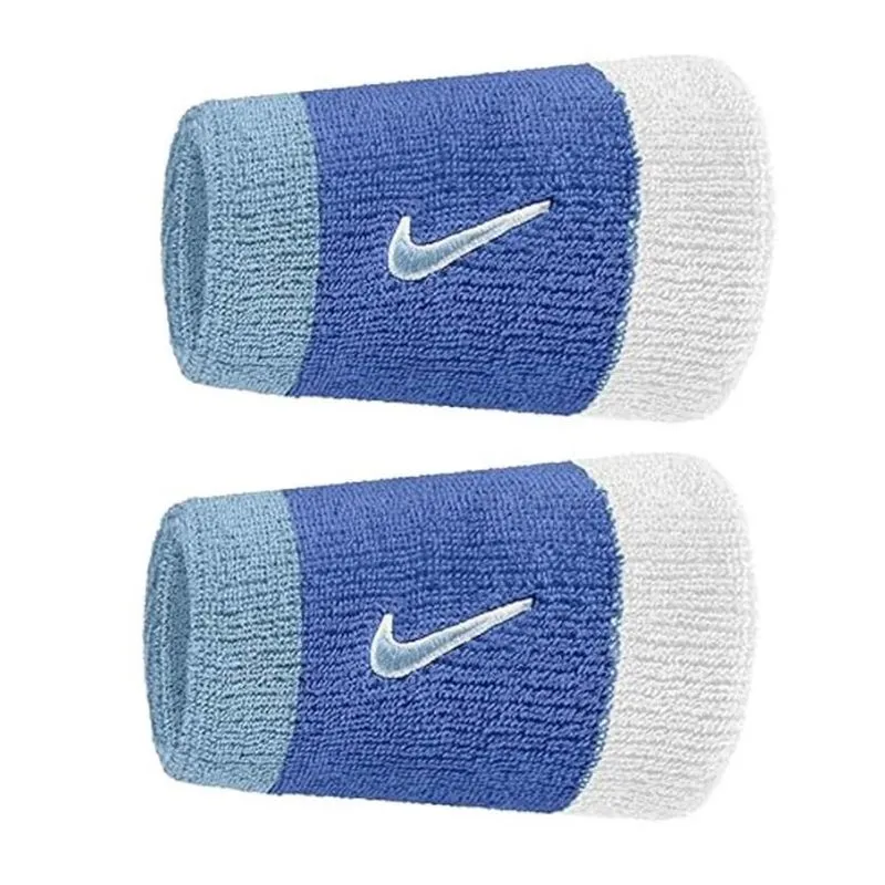 Nike Swoosh Double Wide 2P - white/blue/light blue