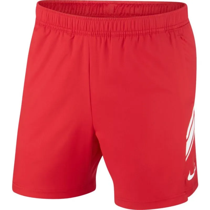 Nike Court Dry 7in Short - gym red/white/white/white