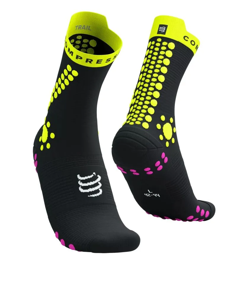 pro-racing-socks-v40-trail-black-safe-yellow-neo-pink