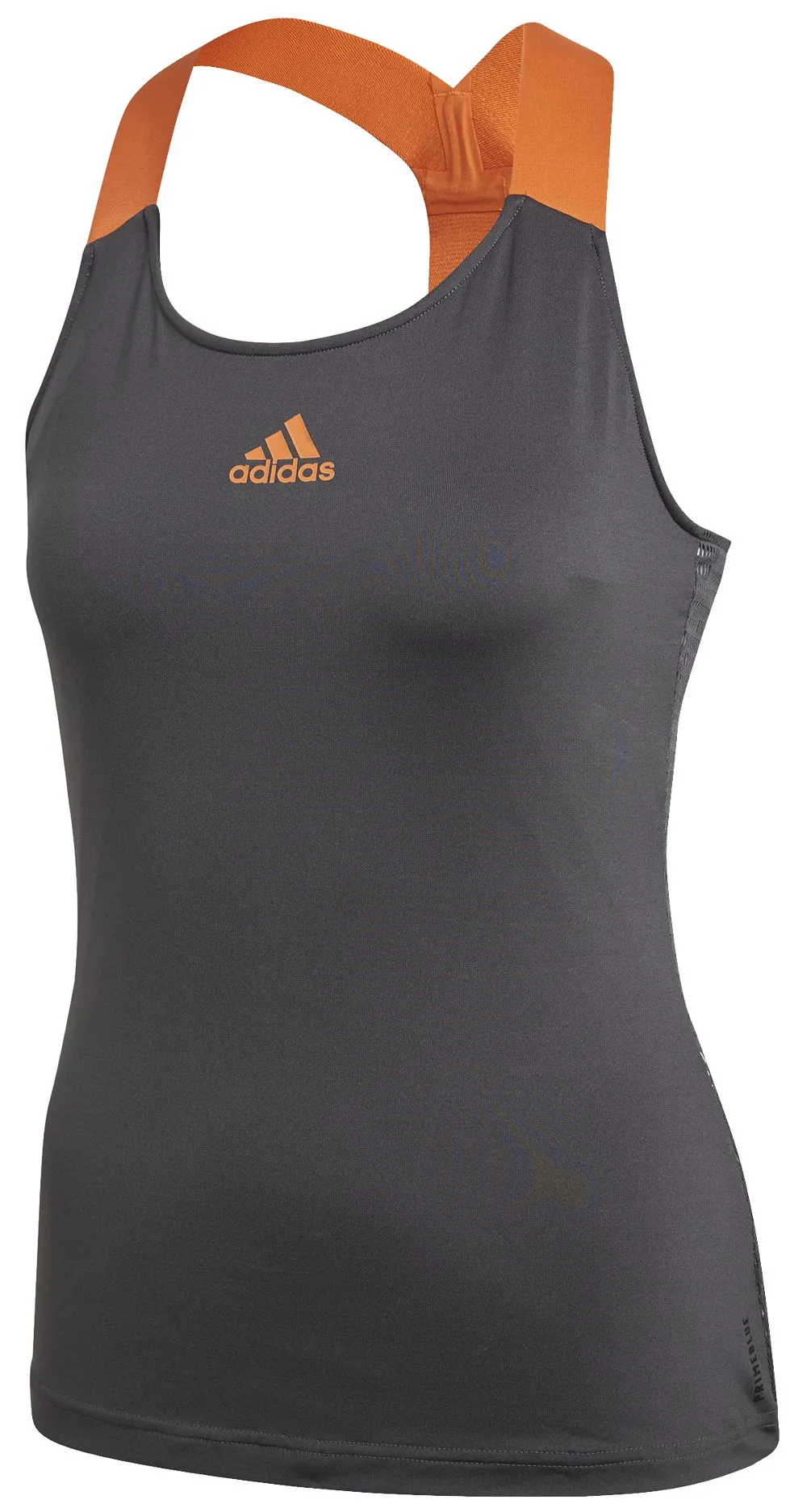 adidas-y-tank-primeblue-tank-top-women-grey-six-true-orange-1 Adidas Y-Tank Primeblue Tank Top Women - grey six/true orange