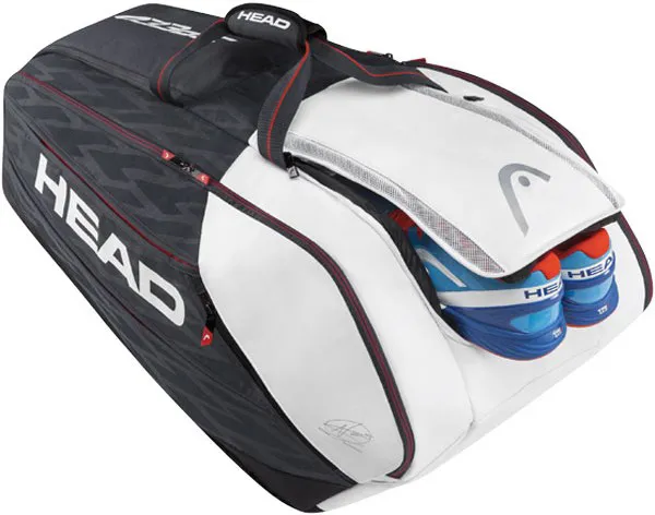Head Djokovic 12R Monstercombi - black/white