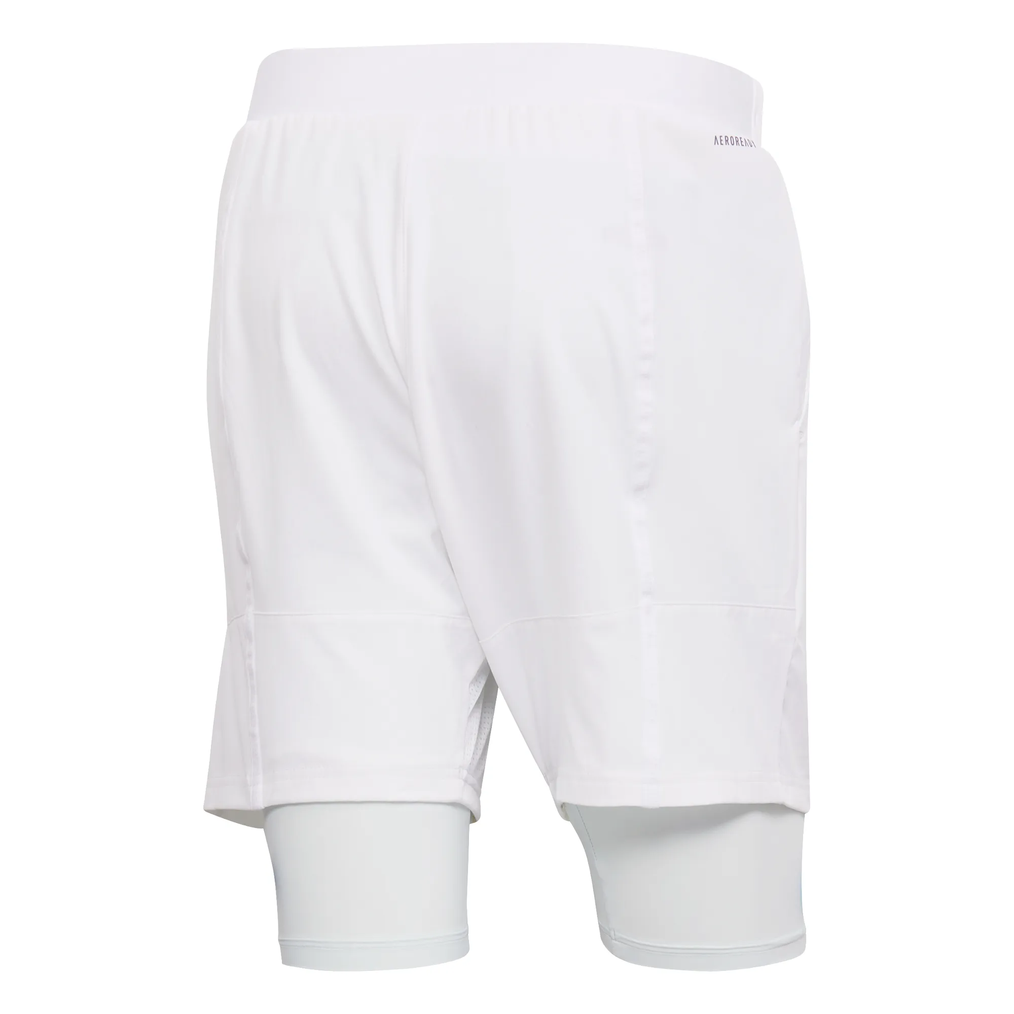 Adidas 2in1 Short Heat Ready 7in - white/tech indigo
