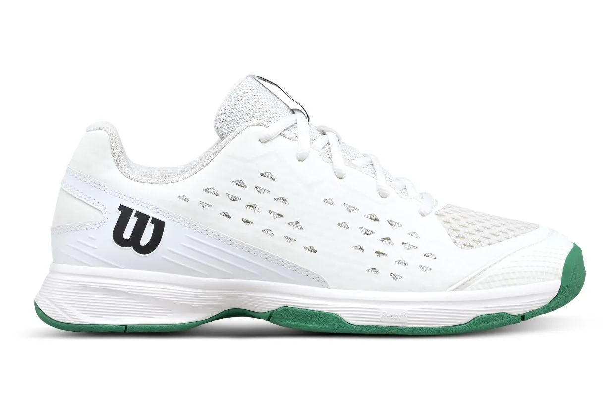 Wilson Rush Pro Jr - white/white/bosphorus