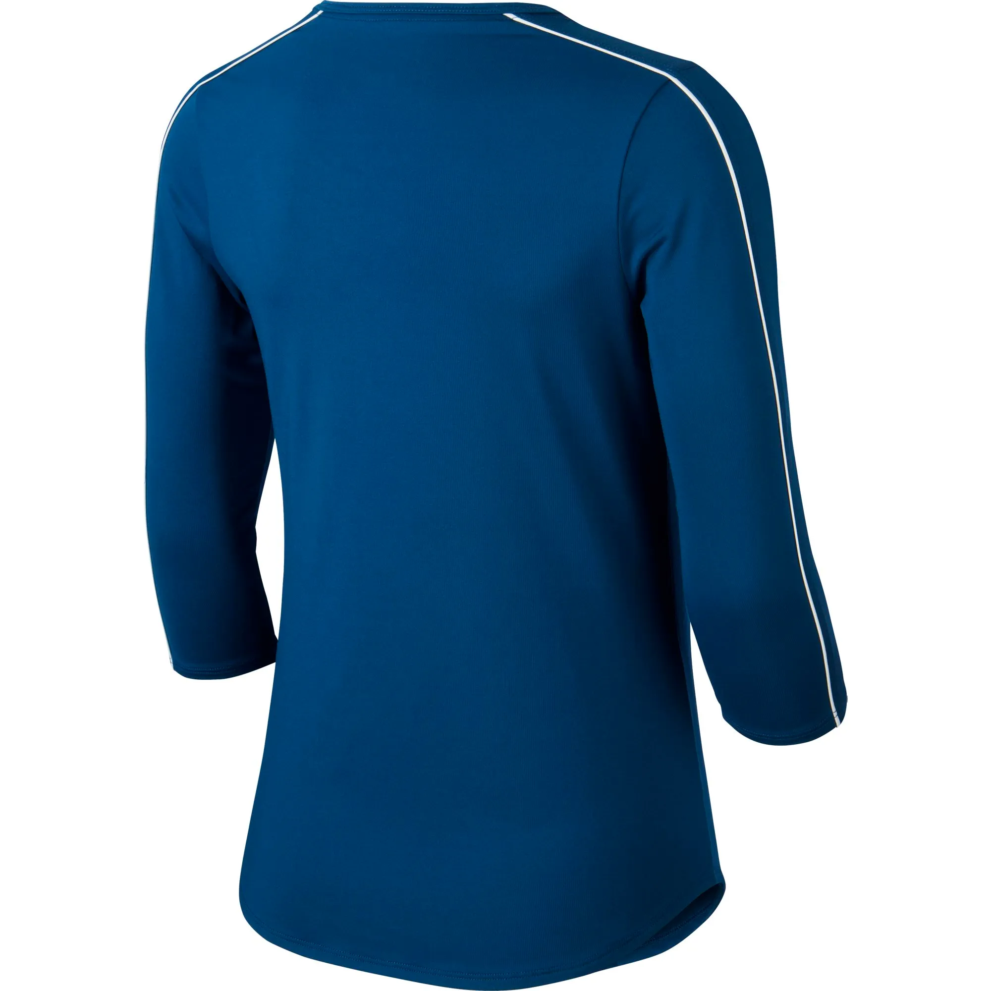 Nike Court Women 3/4 Sleeve Top - valerian blue/white/white/white