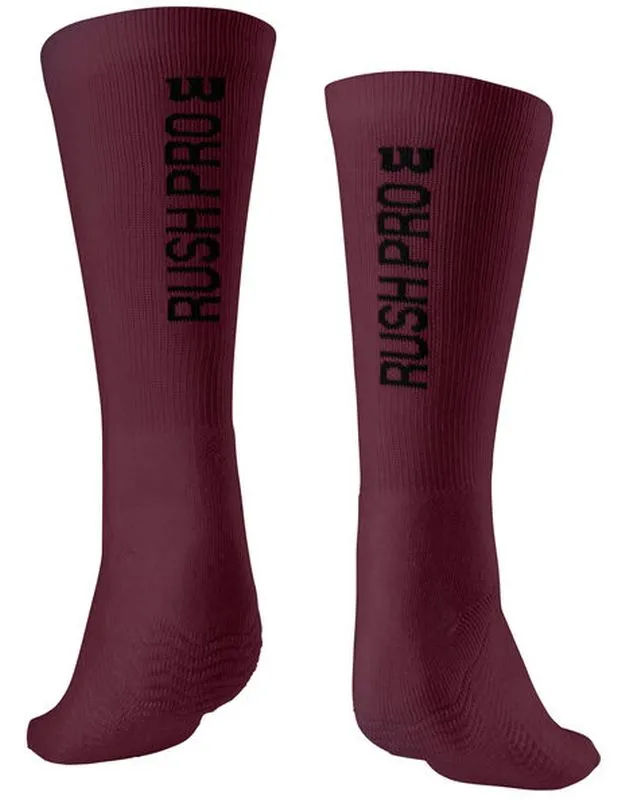 Wilson Men's Rush Pro Crew Sock 1P - fig/black