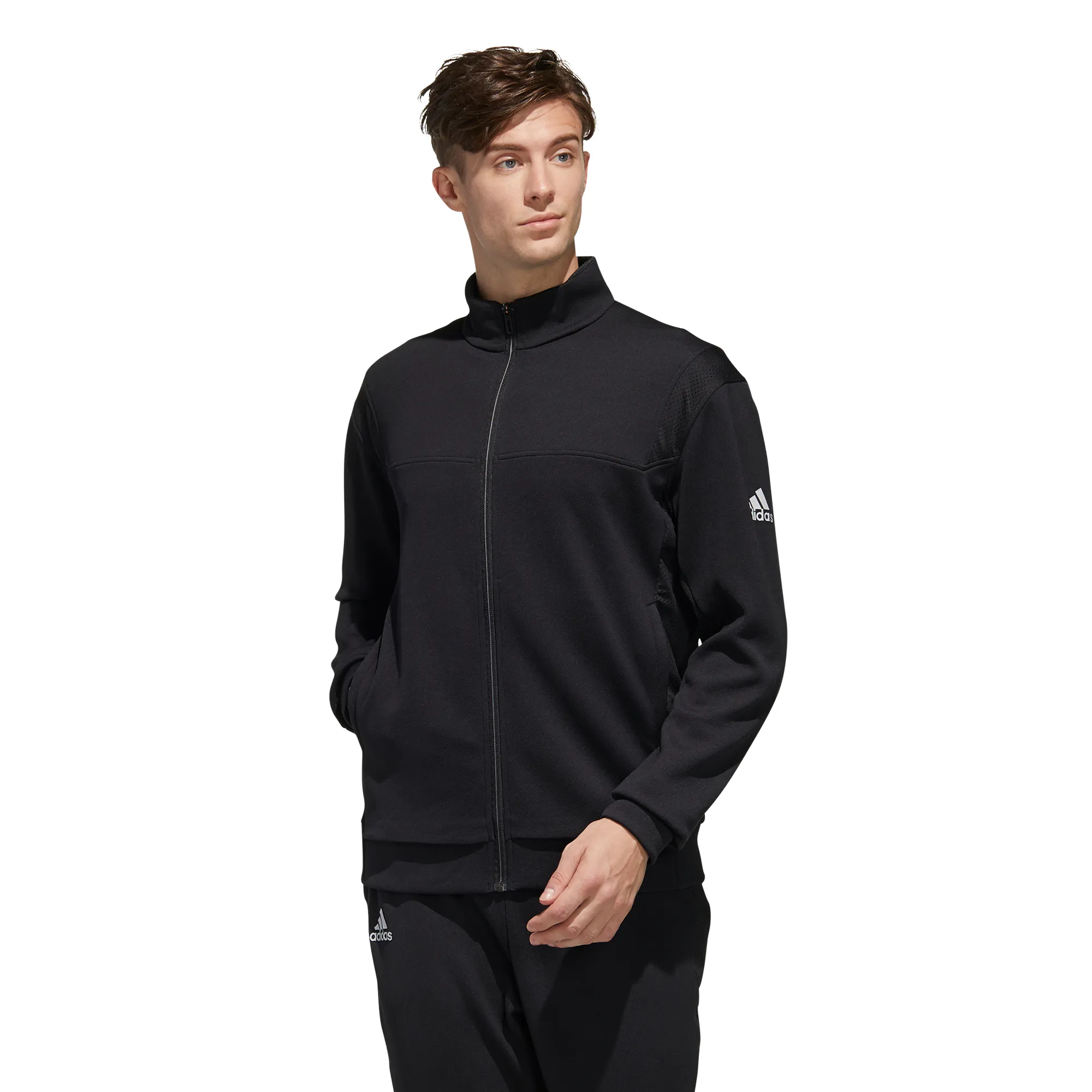 Adidas Club Knit Men's Tennis Jacket - black