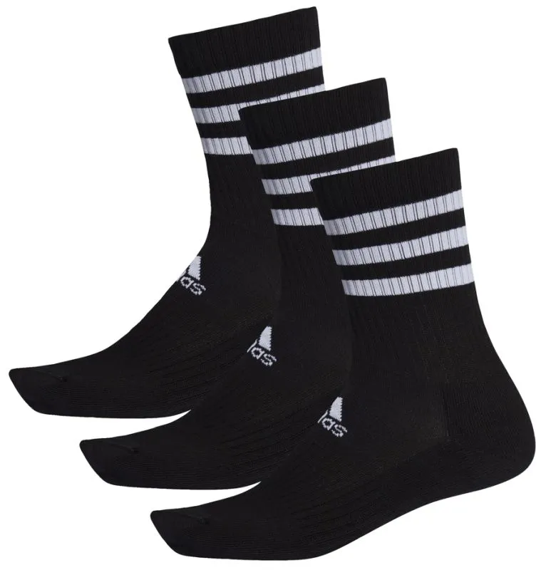 Adidas 3S Cushion Crew 3PP - Black/Black/Black