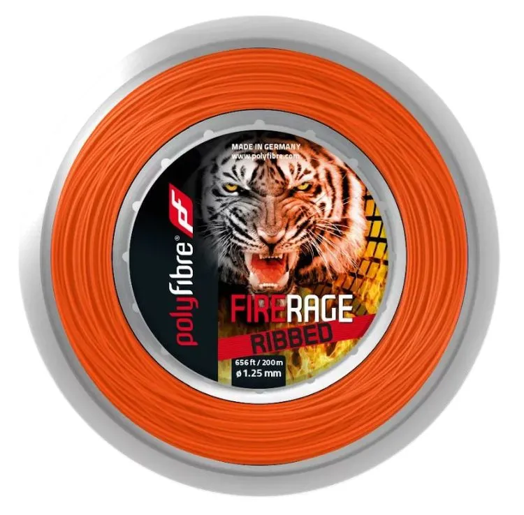 Polyfibre Fire Rage Ribbed (200 m)