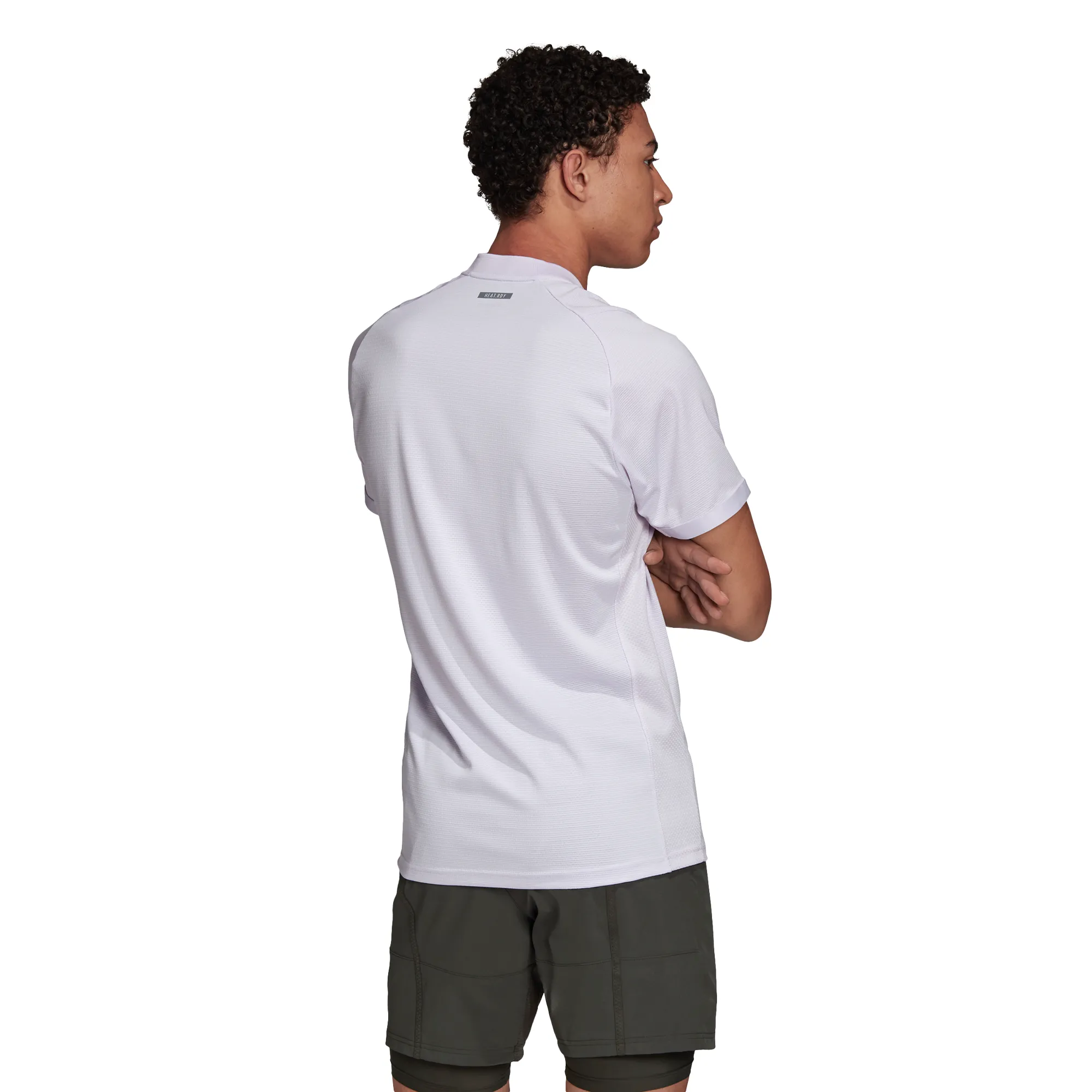 Adidas Freelift Polo Heat Ready - purple tint/legend earth