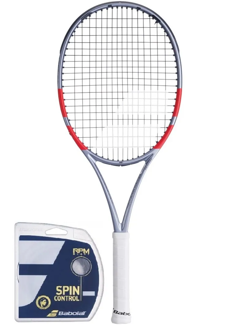 Babolat Pure Strike Lite 4-gen - grey/fluo strike + ajándék húr