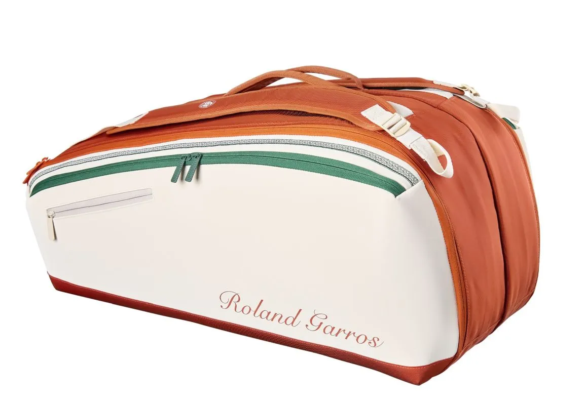 Wilson Roland Garros Super Tour 9PK 2026 - cream/clay/green Wilson Roland Garros Super Tour 9PK 2026 - cream/clay/green