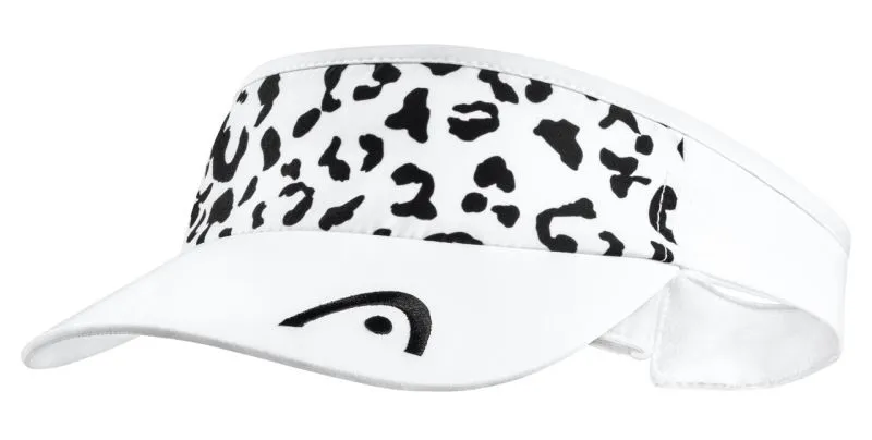 Head Pro Player Women's Visor Leopard - white/black