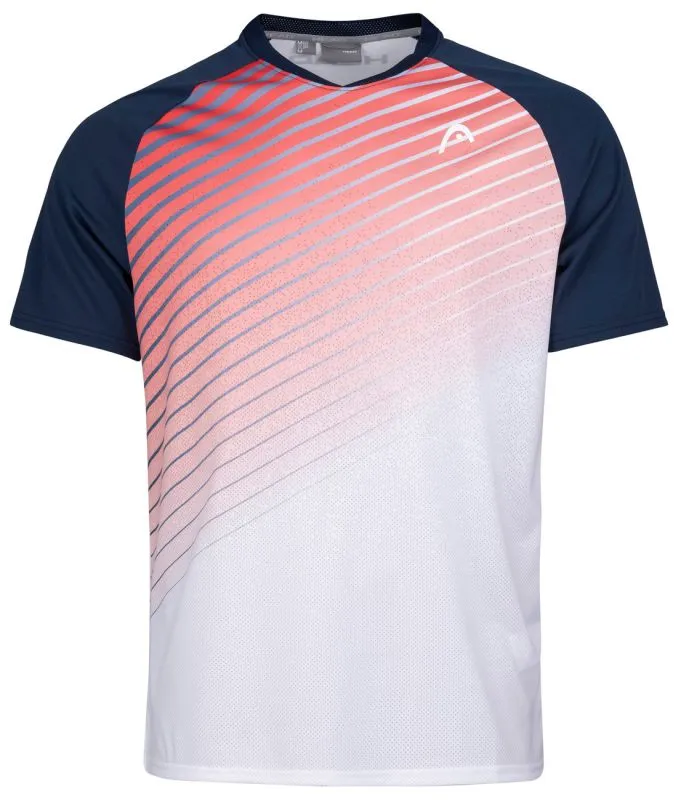 Head Performance T-Shirt M - red/print performance