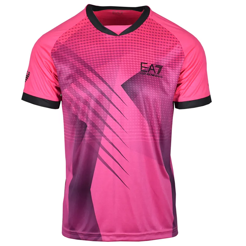 EA7 Man Jersey T-Shirt - pink fluo