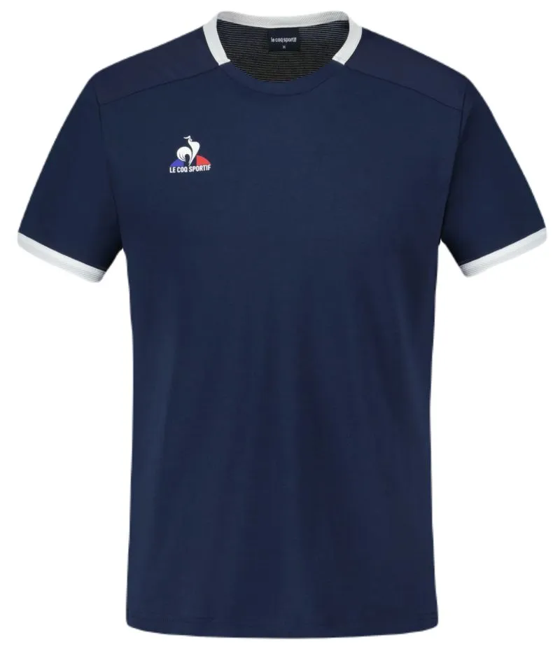 Le Coq Sportif Tennis T-Shirt Short Sleeve N°5 - dress blues/new optical white