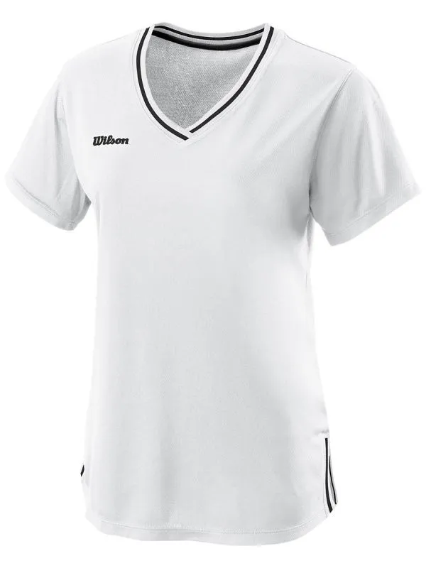 Wilson Team II V-Neck W - white Wilson Team II V-Neck W - white