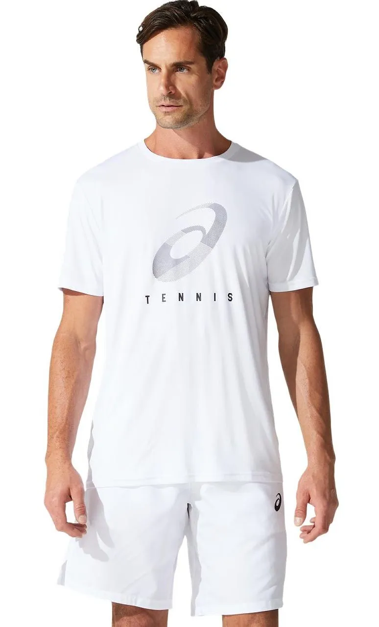 Asics Court M Spiral Tee - brilliant white Asics Court M Spiral Tee - brilliant white