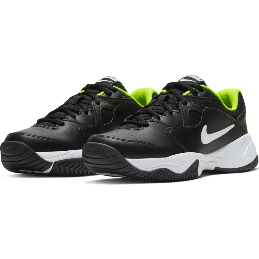 nike-jr-court-lite-2-black-white-volt-3 Nike Jr Court Lite 2 - black/white/volt