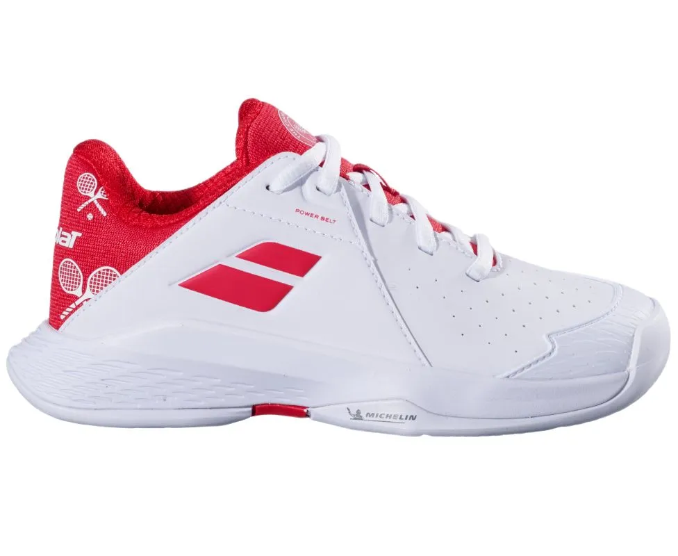 Babolat Propulse Junior 3 Wimbledon All Court - white/red
