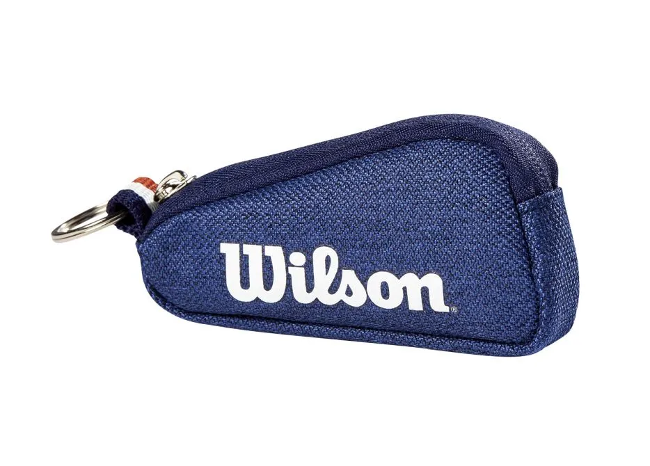 Wilson Roland Garros Keychain Bag - blue/white/clay red