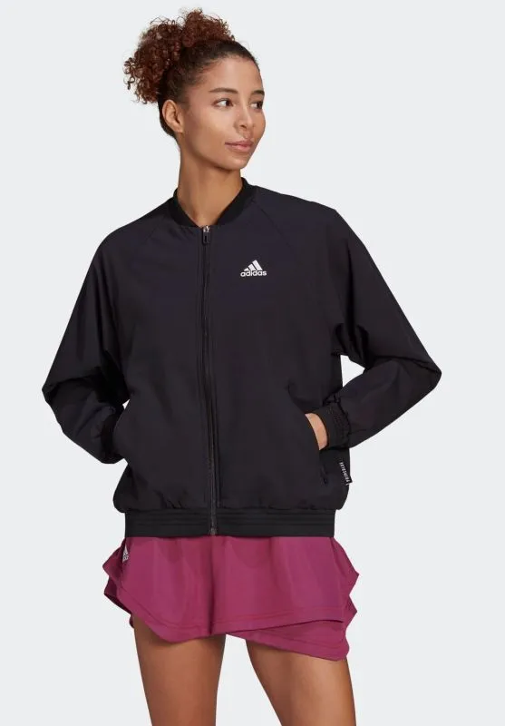 adidas-woven-primeblue-jacket-w-black-white-3 Adidas Woven Primeblue Jacket W - black/white
