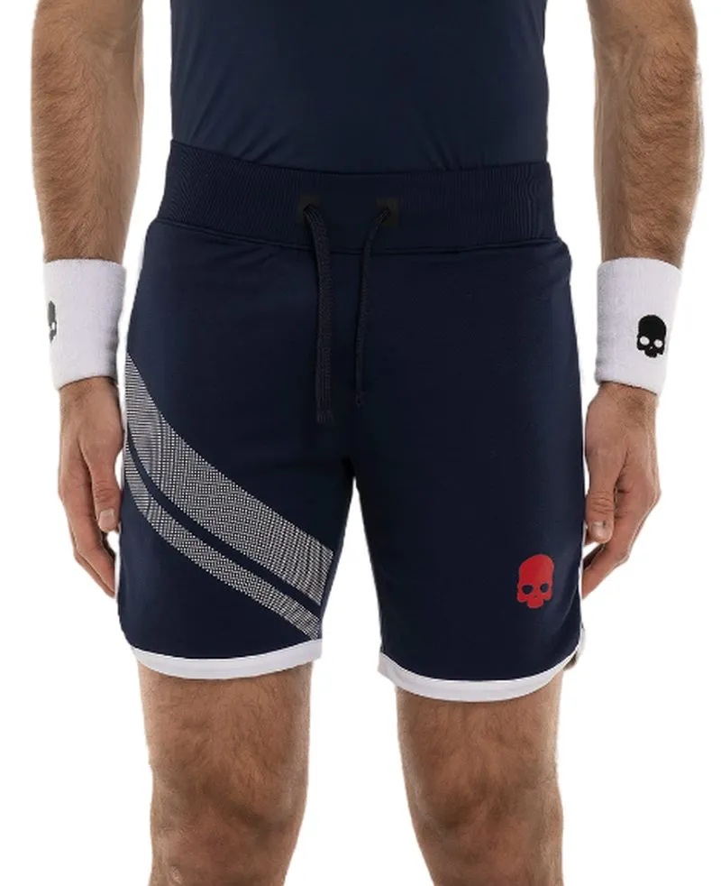 Hydrogen Sport Stripes Tech Shorts - blue navy/white