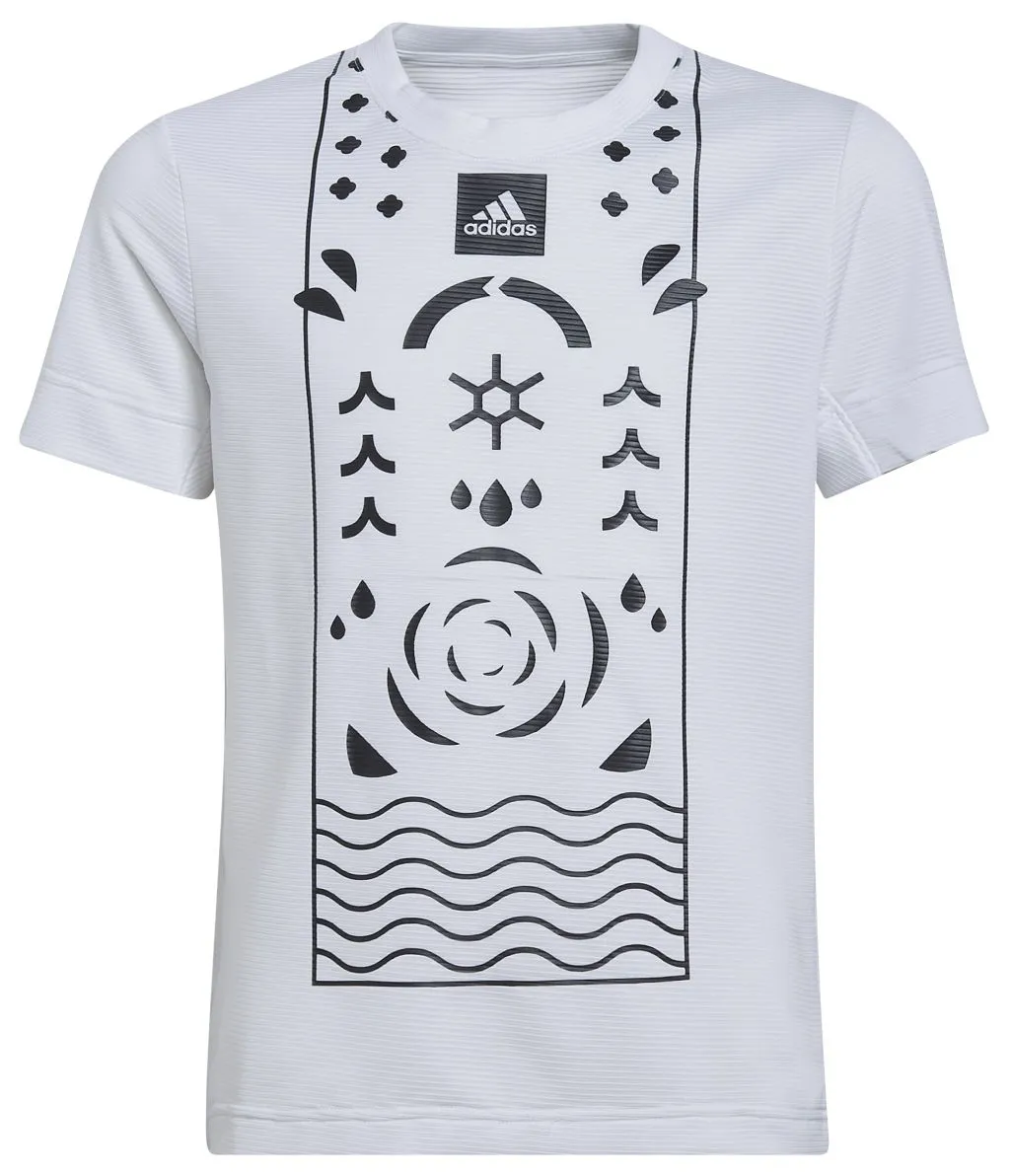 Adidas Boys Club Tennis Tee - white/black