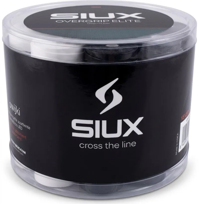 Siux Overgrips Elite 60P - black/white Siux Overgrips Elite 60P - black/white