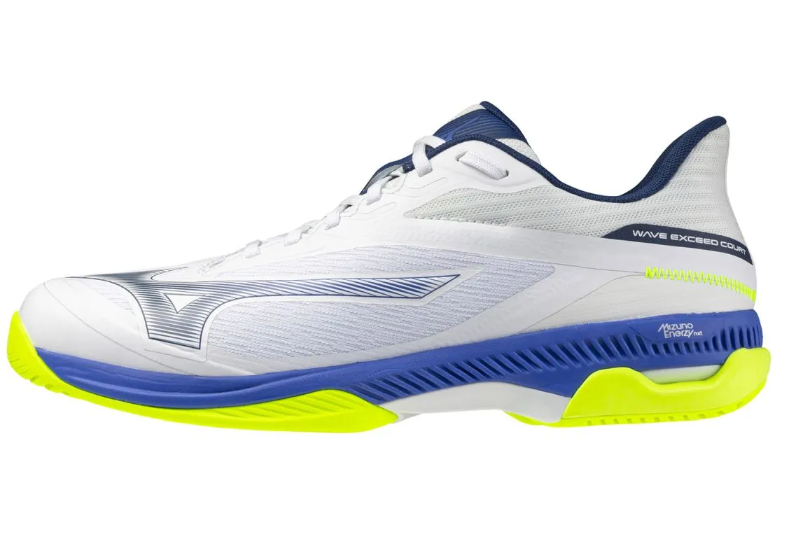 Mizuno Wave Exceed Court AC - white/dazzling blue/light yellow Mizuno Wave Exceed Court AC - white/dazzling blue/light yellow