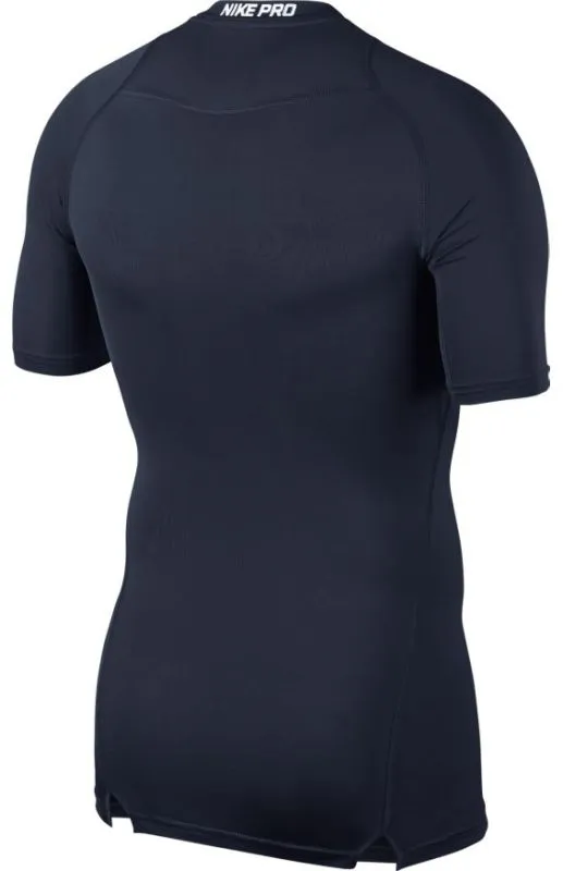 Nike Pro Top SS Comp - obsidian/white/white