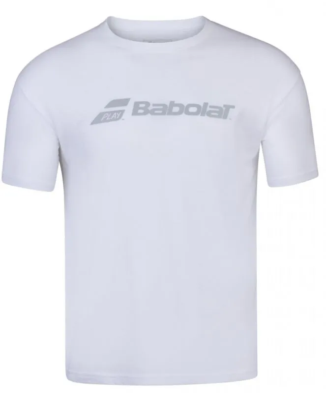 babolat-exercise-tee-boy-white-1 Babolat Exercise Tee Boy - white