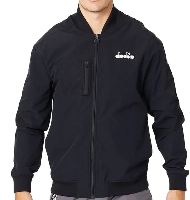 Diadora FZ Jacket Challenge - black Diadora FZ Jacket Challenge - black