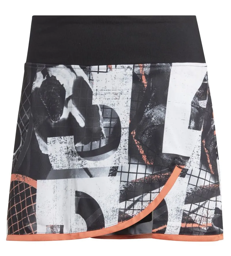 Adidas Club Graphskirt - white/black/corfus