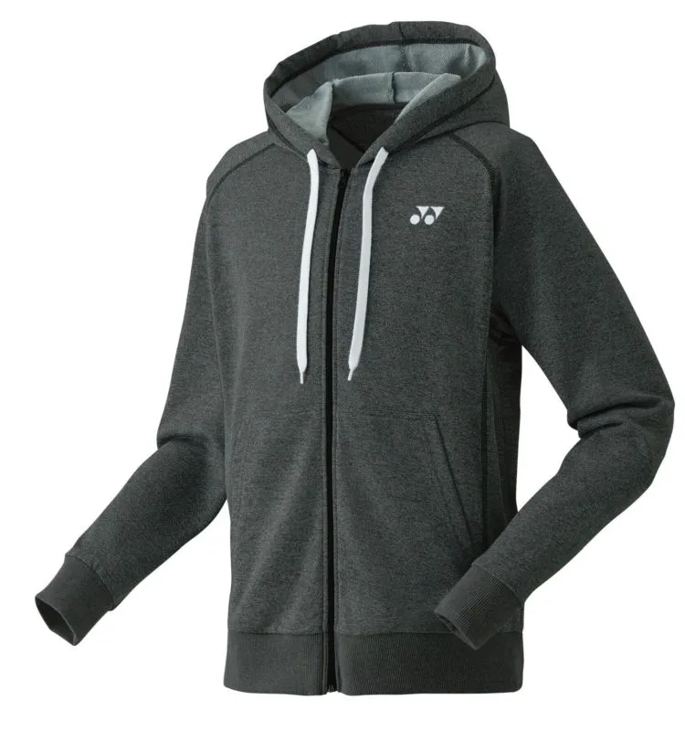 Yonex Men's Full Zip Hoodie - charcoal Yonex Men's Full Zip Hoodie - charcoal