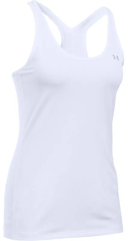 Under Armour HeatGear Armour Racer Tank - white/metallic silver