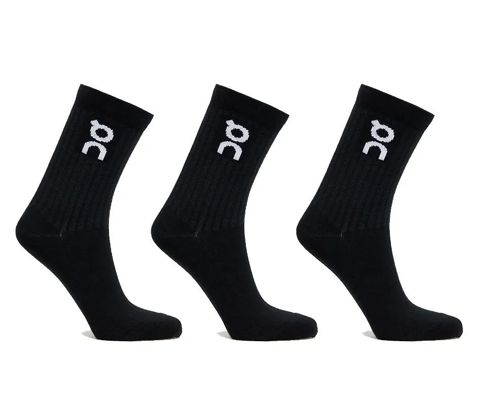 ON Logo Socks 3P - black ON Logo Socks 3P - black