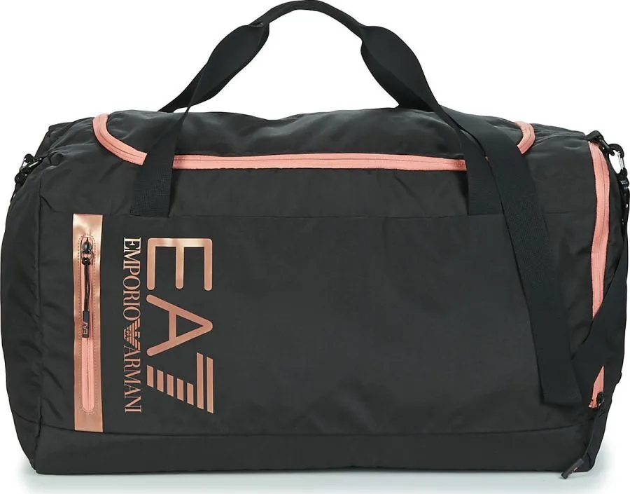EA7 Man Woven Handbag - black/ash rose det EA7 Man Woven Handbag - black/ash rose det